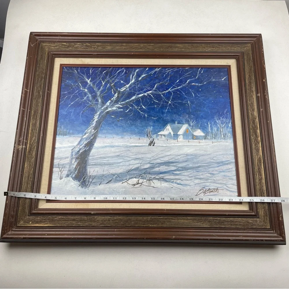 Original Bill Bartelt Oil On Painting Canvas - Picture 4 of 10